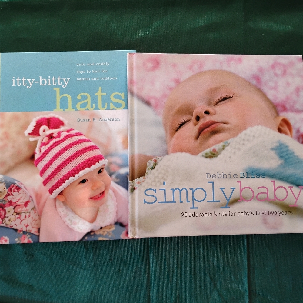 Itty-Bitty Hats and Simply Baby Knitting Books
